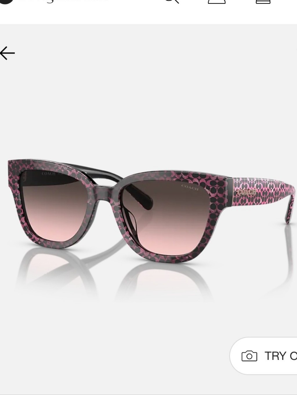 Coach Hc8379u Cl920 Sunglasses - Nwt